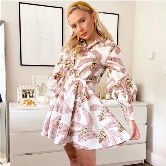 ❌SOLD❌DESMOND & DEMPSEY xH&M Banana Balloon-sleeve - Picture 2 of 14